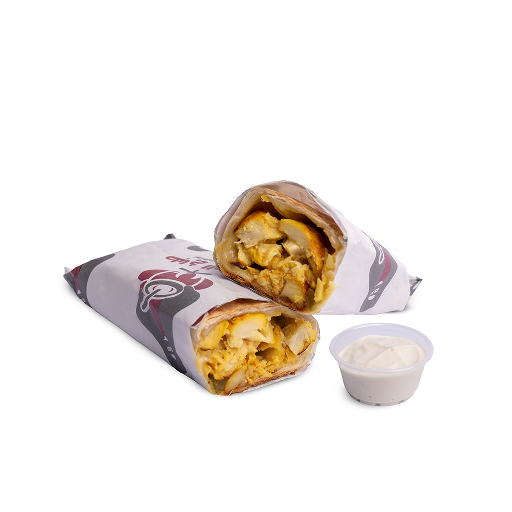 shawrma chicken with garlic sauce